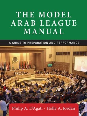 cover image of Model Arab League manual